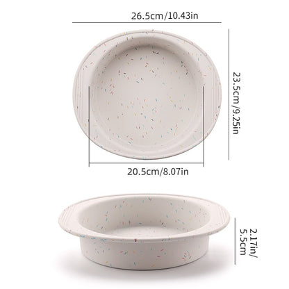 1pc Silicone Cake Mold Baking Pan 8 Inch Round Mousse Cake Kitchen Mold