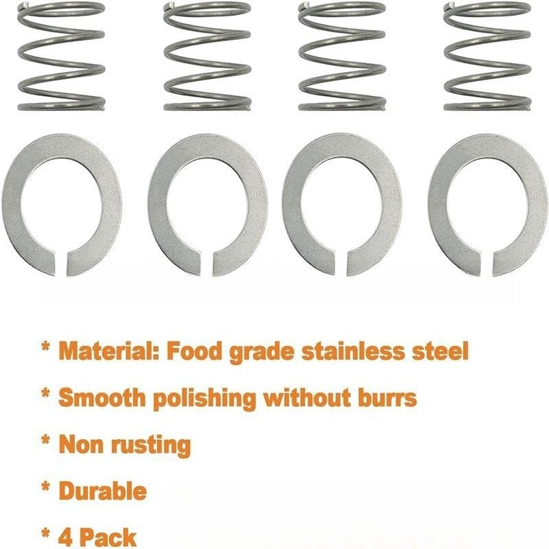 Stainless Steel Spring Washer Accessory Set for KitchenAid Stand Mixer 3.5/4.5/5/6/7Qt Mixer Replacement Parts