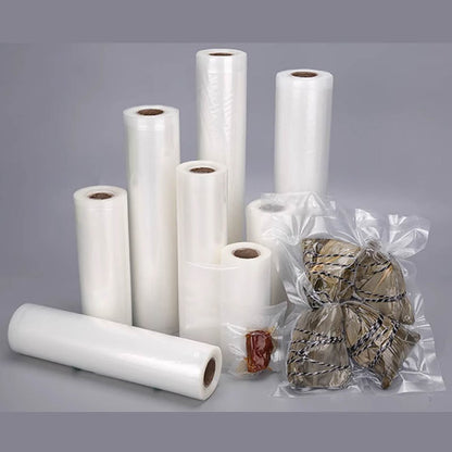 5Meters/Roll Textured Vacuum Bag Roll Household Cooked Food Fresh-keeping Sealed Plastic Bag Packaging Vacuum Bags Roll