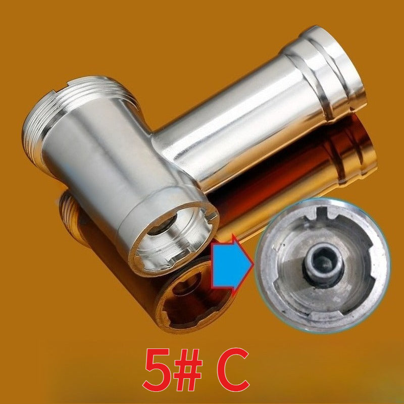 Food Grade 7-Way Connector for Type 5 Meat Grinders with Nut Tray