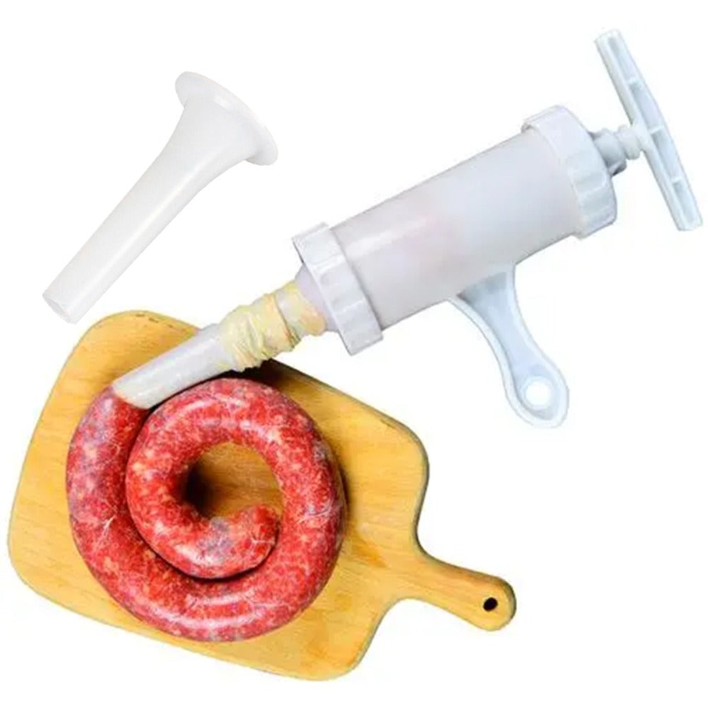 1set Sausage Maker Machine Enema Funnel Manual Filling Machine Filling Funnel Sausage Making Tools