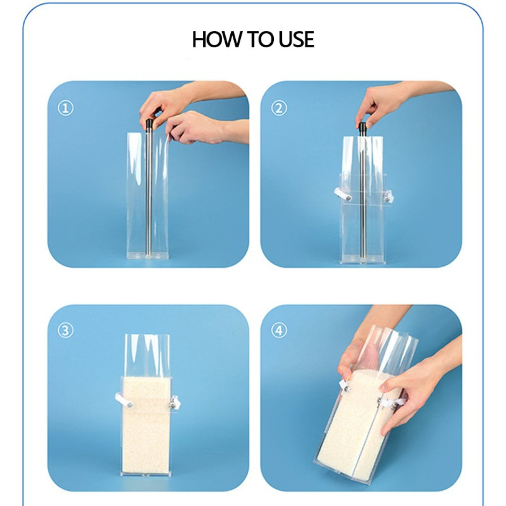 100pc Vacuum Bags Packaging Bag for Rice Storage Bags Plastic Food Miscellaneous Grains Thickened Rice Brick and Rice Food-grade Durable