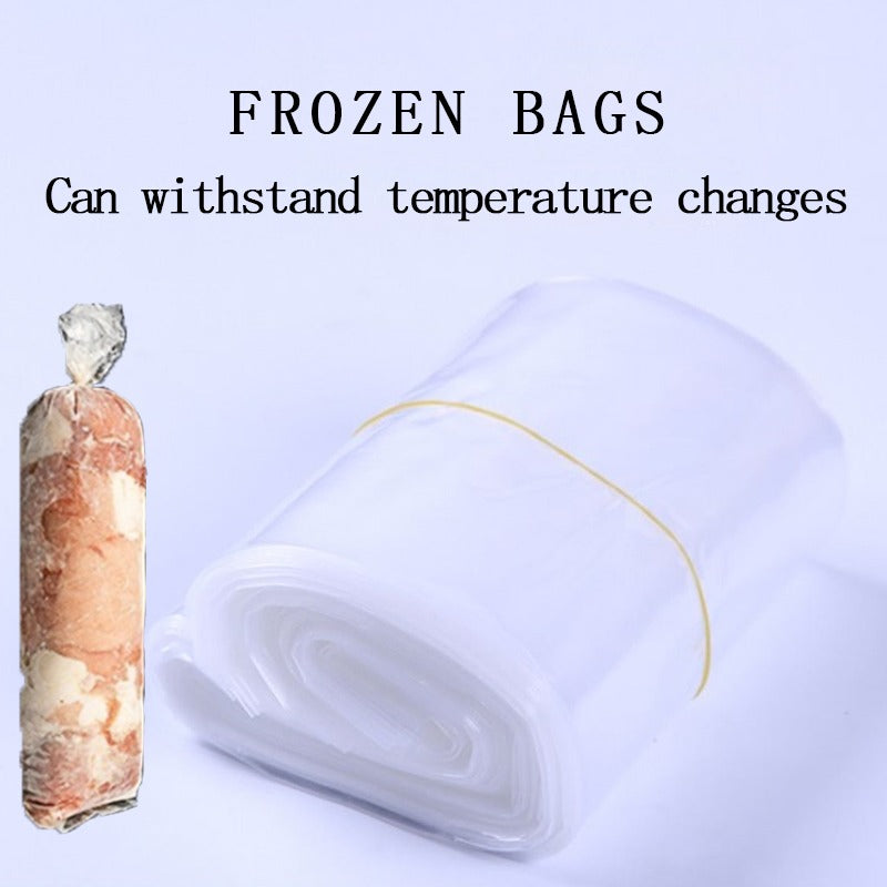 50/100pcs Frozen Meat Bags Packaging Bags Frozen Meat Refrigerator Large Medium Small Plastic Bag Disposable