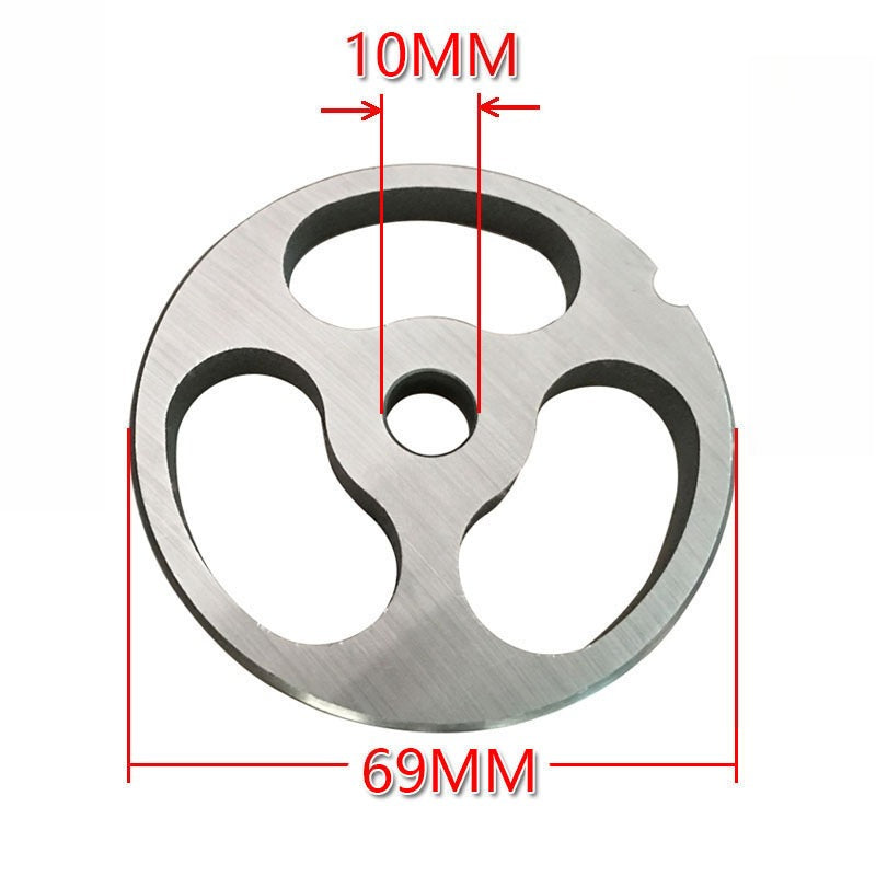 12 Type Meat Grinder Enema Accessories Knife Net Stainless Steel Orifice Plate Desktop Commercial Enema Machine Sausage Mouth Meat Grate Blade