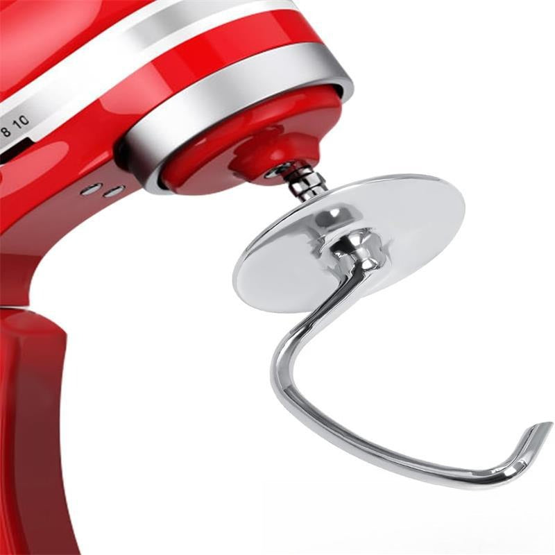 Stainless steel dough hook attachment for KitchenAid4.5-5QT tilt head stand mixer K45DH