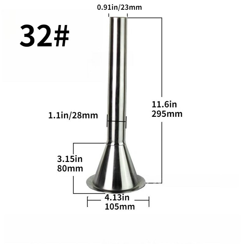 1pc Stainless Steel Funnel Multi-size Sausage Filling Funnel