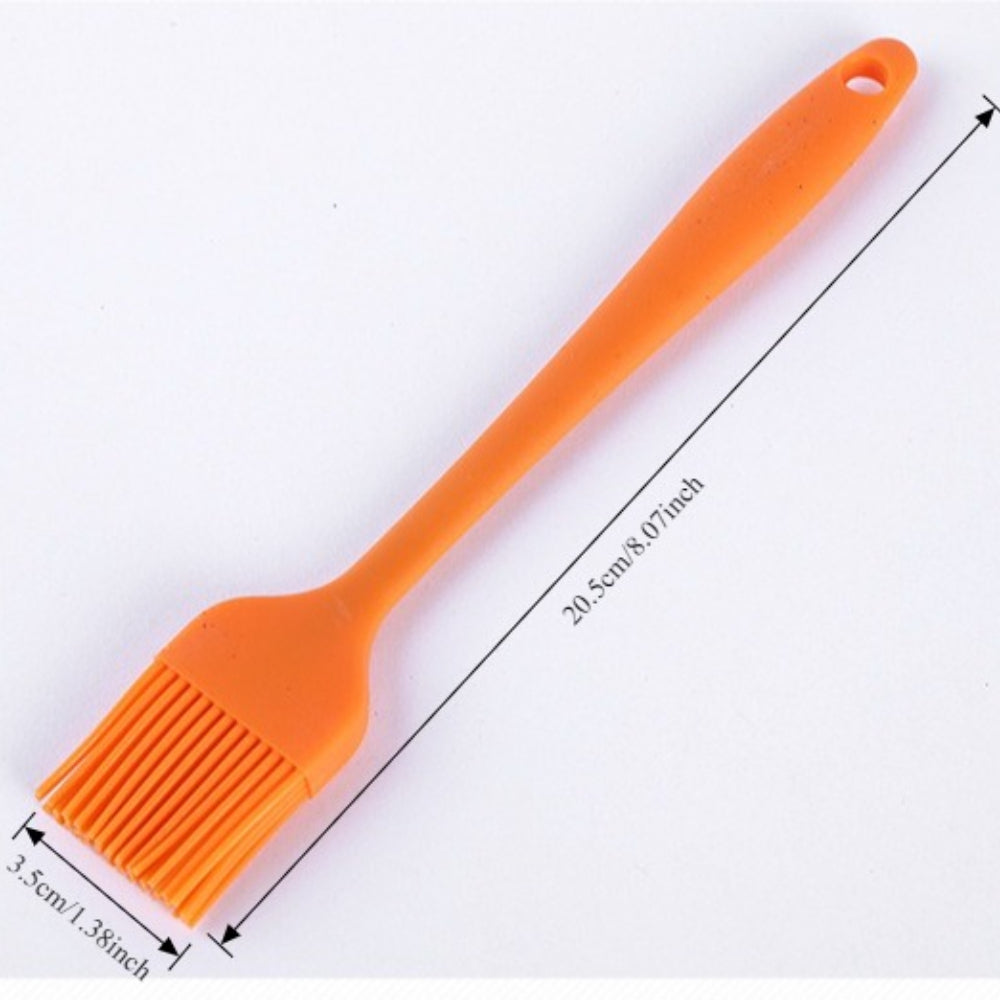 1pc Large Size Silicone Food Brush Baking Barbecue Kitchen Tool-Random Color