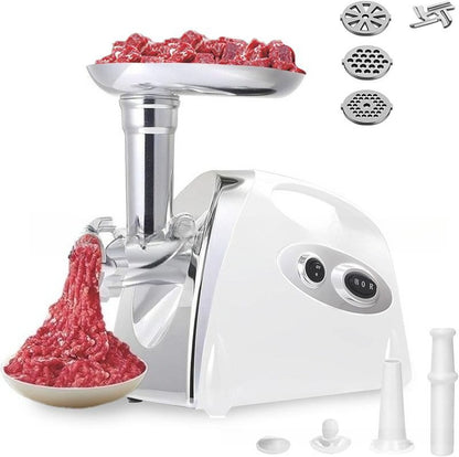 Multifunctional Electric Meat Mincer & Sausage Maker Household Meat Chopper Multi-Color Options Dual Material Blades Universal Plug for Global Use