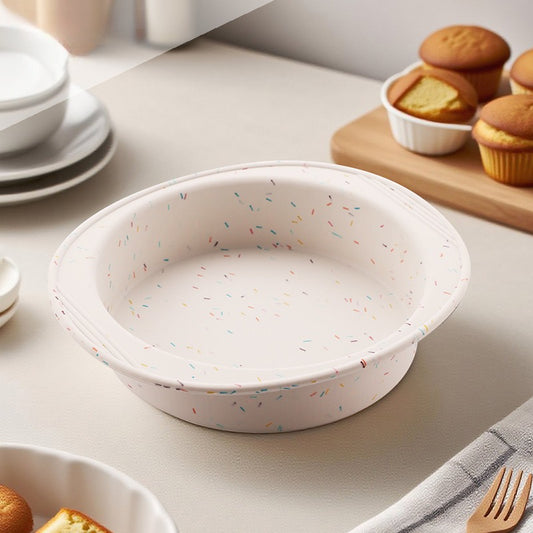 1pc Silicone Cake Mold Baking Pan 8 Inch Round Mousse Cake Kitchen Mold