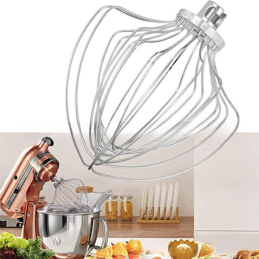 KN211WW Stainless Steel 11 Wire Whip Attachment for KitchenAid Bowl Lift Mixer 7 Quart Bowl