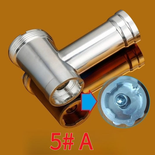 Food Grade 7-Way Connector for Type 5 Meat Grinders with Nut Tray