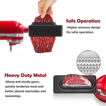 For Kitchen Aid Cooking Machine Meat Tenderizer Accessories Kitchen Treasure Accessories Metal Gear Put in Dishwasher for Cleaning