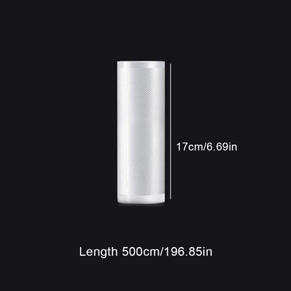 5Meters/Roll Textured Vacuum Bag Roll Household Cooked Food Fresh-keeping Sealed Plastic Bag Packaging Vacuum Bags Roll