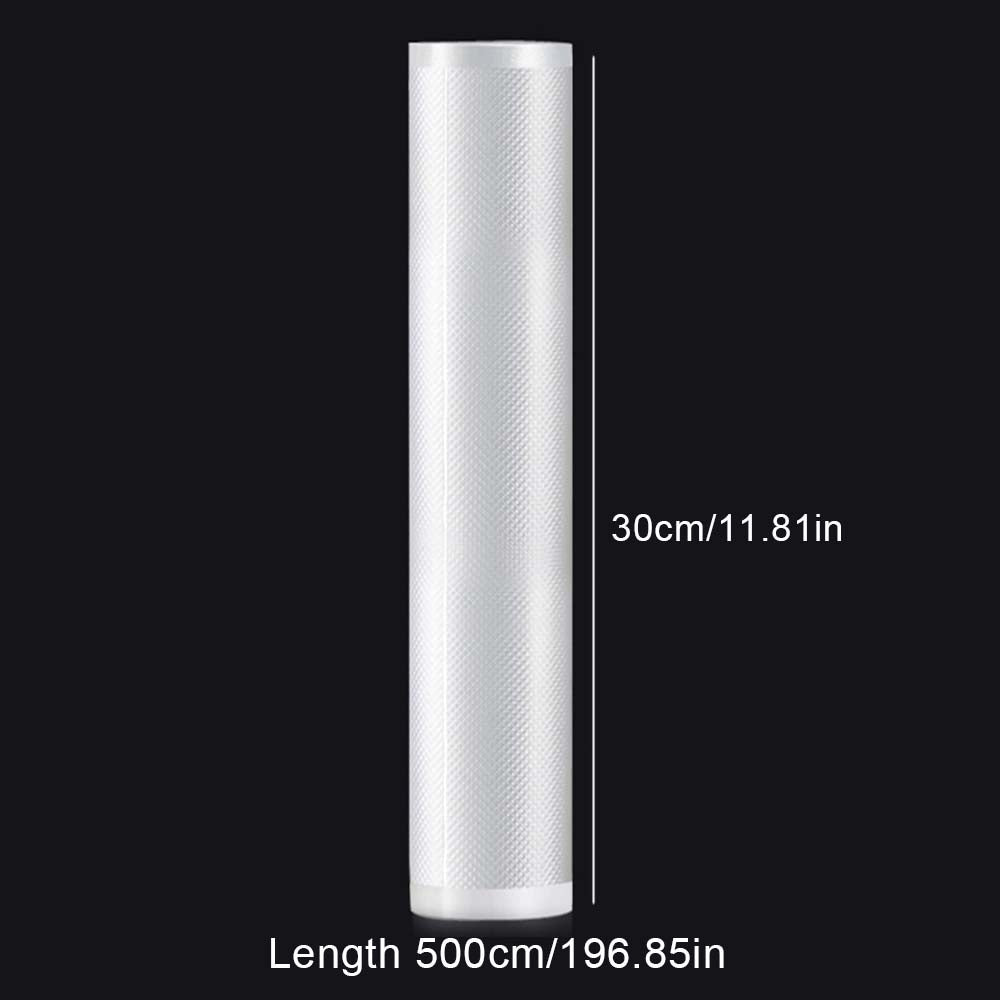 5Meters/Roll Textured Vacuum Bag Roll Household Cooked Food Fresh-keeping Sealed Plastic Bag Packaging Vacuum Bags Roll