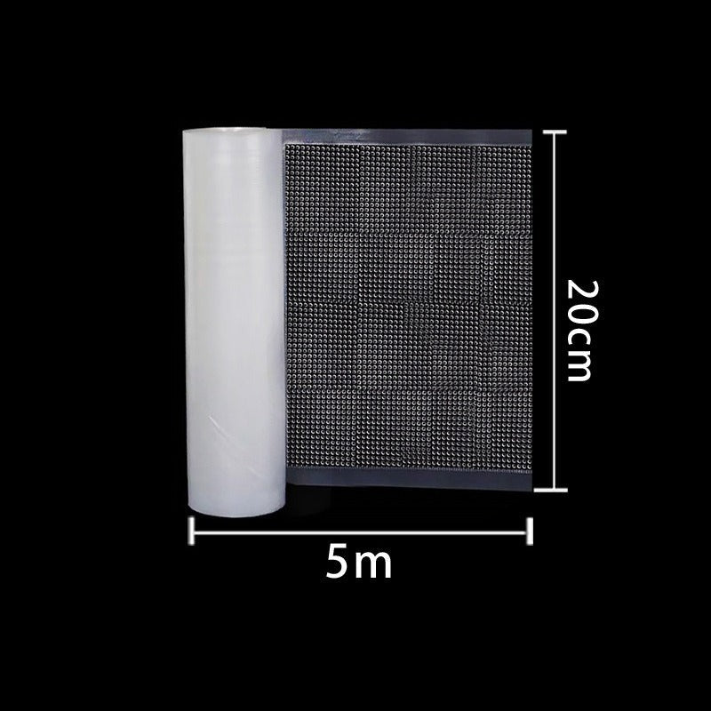 5Meters/Roll Textured Vacuum Bag Roll Household Cooked Food Fresh-keeping Sealed Plastic Bag Packaging Vacuum Bags Roll