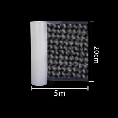 5Meters/Roll Textured Vacuum Bag Roll Household Cooked Food Fresh-keeping Sealed Plastic Bag Packaging Vacuum Bags Roll