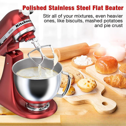 Kitchen Treasure KitchenAid6QT Chef Machine Pro600 Stainless Steel Hook Noodles Mixing Paddle Accessories