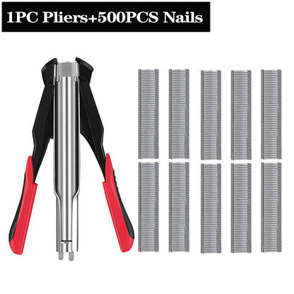 C Ring Stapler for Pet Cage & Chicken Coop - Metal Cage Sealing Plier & Supermarket Sealer