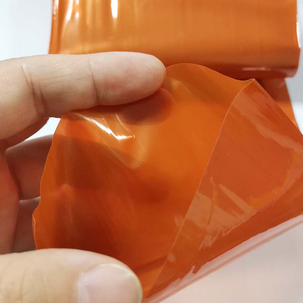 100 Meter Brown Color Plastic Sausage Casing- Width 120mm