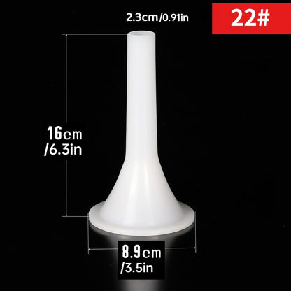 1pc Food-Grade Plastic Sausage Nozzle Set Multi-Size Funnel for Sausage Stuffer Machine