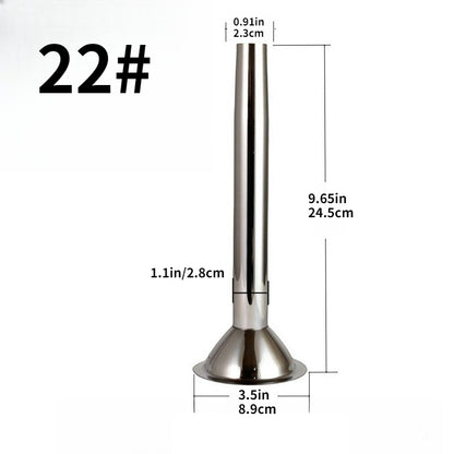 1pc Stainless Steel Funnel Multi-size Sausage Filling Funnel