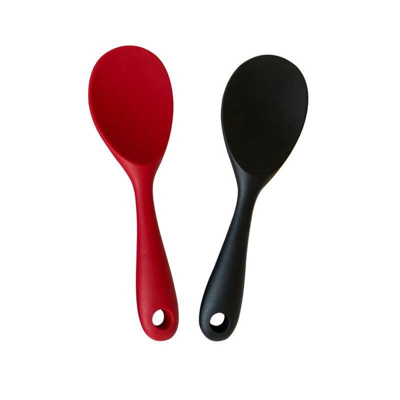 1pc High Temperature Resistant and Anti Stick Silicone Rice Spoon