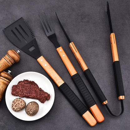 3pcs/set Outdoor Barbecue Tools Camping Multifunctional Barbecue Clip Shovel Combination