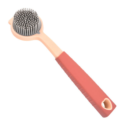 1pc Kitchen Long Handled Dishwashing Brush Does Not Damage The Pot and Is A Magical Tool for Pot Brushing