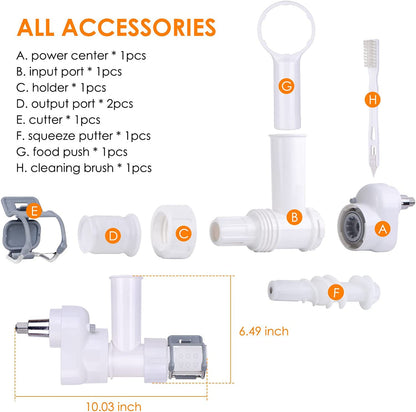 KitchenAid Chef Machine Pasta Making Accessories Kaisanyi Universal Macaroni Noodle Making Tool Set