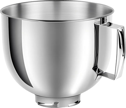 1pc Stainless Steel Mixing Bowl with Handle Accessory for Kitchen Aid ARTISAN 5QT Stand Mixer