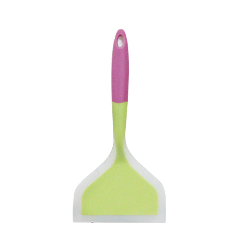 1pc High Temperature Resistant Silicone Spatula Jade Shaped Pan Wide Mouth Silicone Spatula