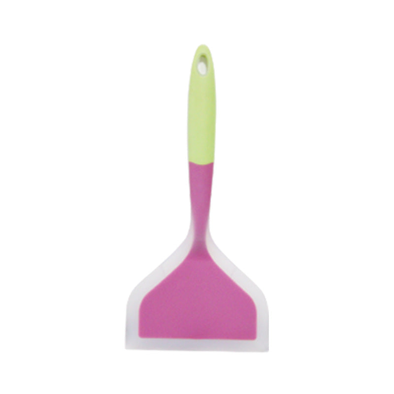 1pc High Temperature Resistant Silicone Spatula Jade Shaped Pan Wide Mouth Silicone Spatula