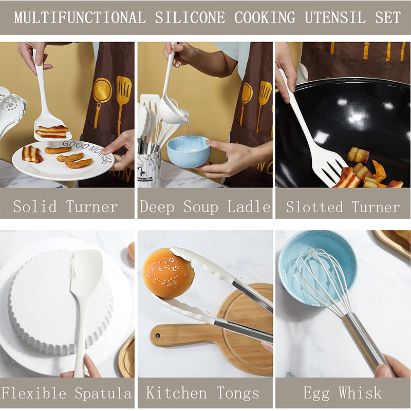 1set Food Grade Silicone Household Kitchenware Set