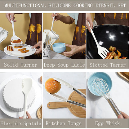 1set Food Grade Silicone Household Kitchenware Set
