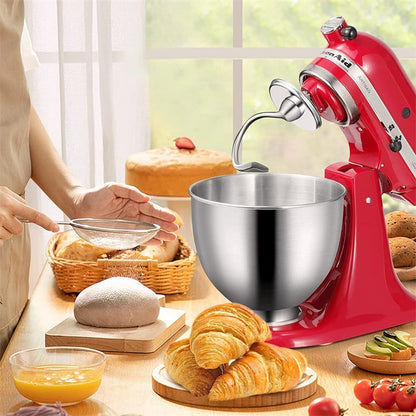 Stand Mixer Kneading Hook Stainless Steel Dough Hook Rust Resistant Wear Resistant Bread Dough Kneading Mixer Accessory