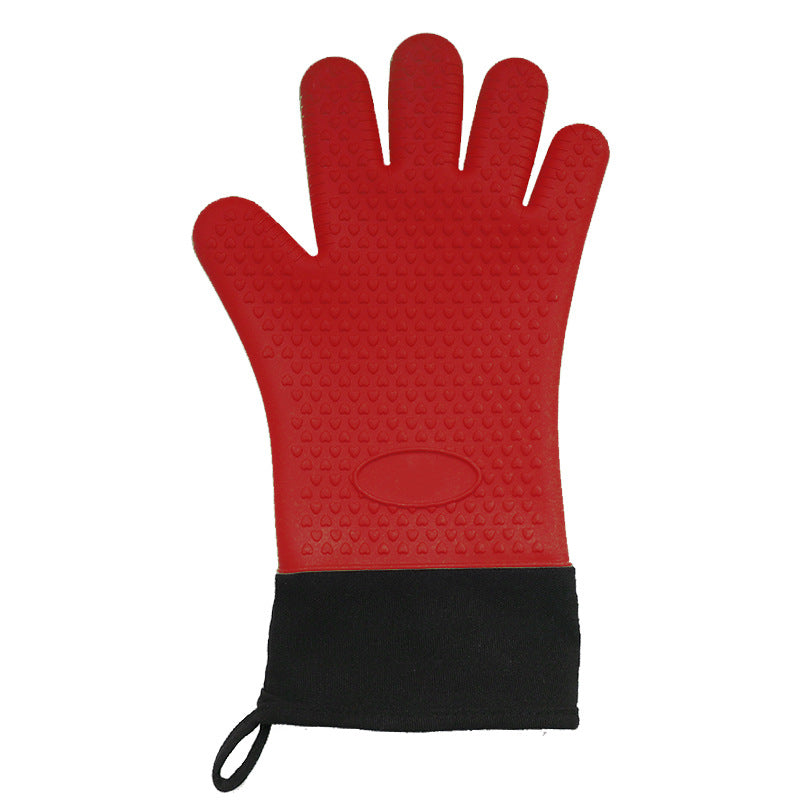 1pc Thick Silicone Insulated Gloves - Anti Slip and Heat-resistant