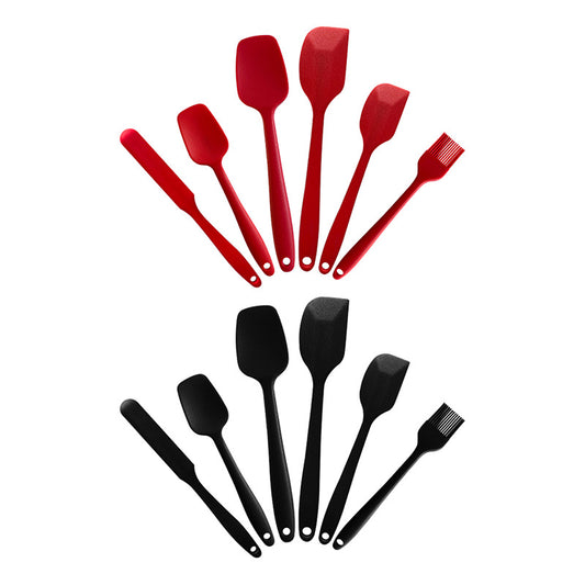 1set/6pc High-temperature Resistant Silicone Scraper Baking Tools