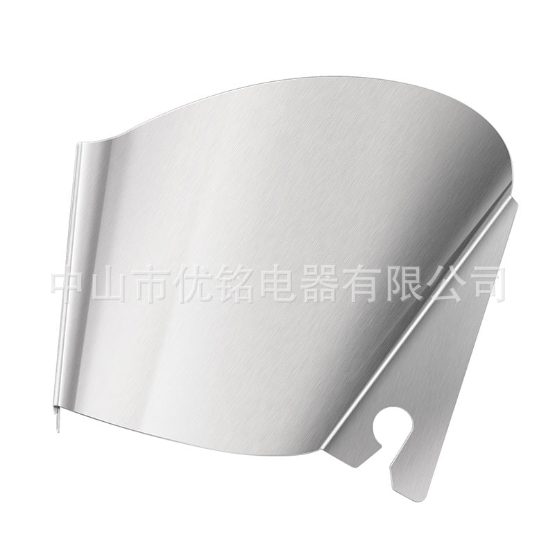 1pc For KitchenAid Polished Stainless Steel Pouring Trough Kitchen Mixing Leak-Proof Wing Feeding Trough