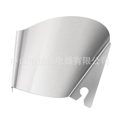 1pc For KitchenAid Polished Stainless Steel Pouring Trough Kitchen Mixing Leak-Proof Wing Feeding Trough
