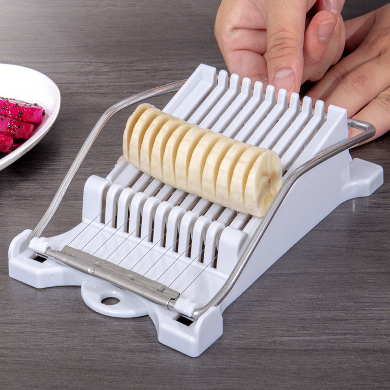 1pc Lunch meat slicer egg slicer banana watermelon slicer 304 reinforced tangent line