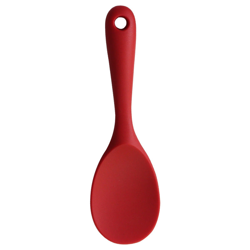 1pc High Temperature Resistant and Anti Stick Silicone Rice Spoon