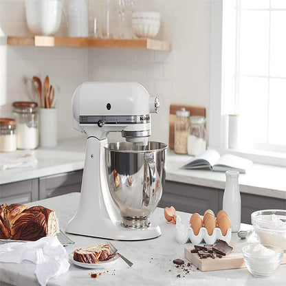 1pc Stainless Steel Mixing Bowl with Handle Accessory for Kitchen Aid ARTISAN 5QT Stand Mixer