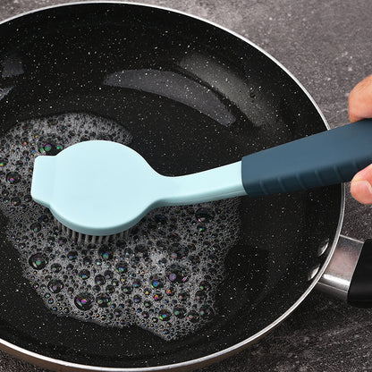 1pc Kitchen Long Handled Dishwashing Brush Does Not Damage The Pot and Is A Magical Tool for Pot Brushing
