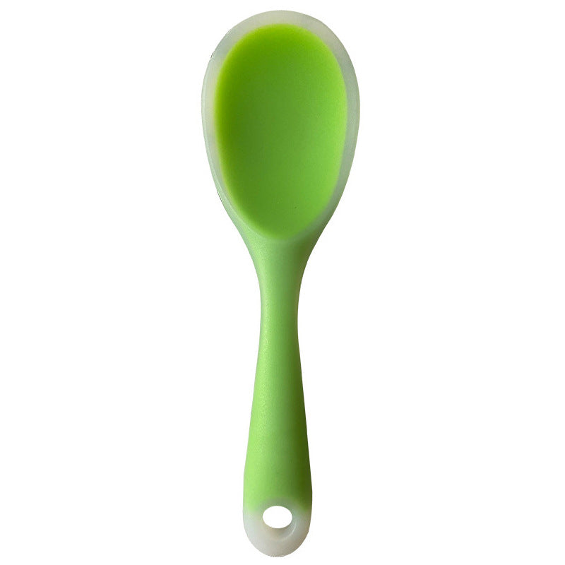 1pc High Temperature Resistant and Anti Stick Silicone Rice Spoon