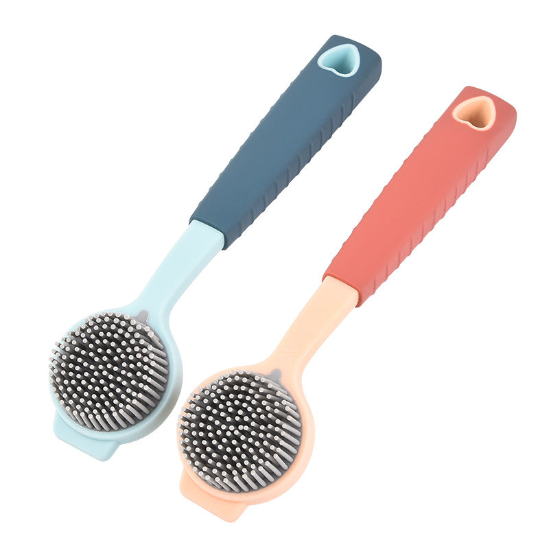 1pc Kitchen Long Handled Dishwashing Brush Does Not Damage The Pot and Is A Magical Tool for Pot Brushing