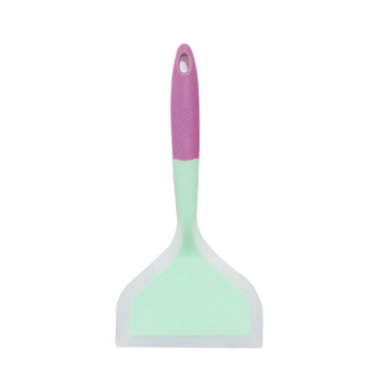 1pc High Temperature Resistant Silicone Spatula Jade Shaped Pan Wide Mouth Silicone Spatula