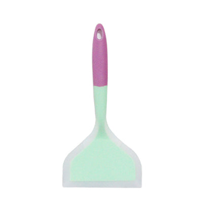 1pc High Temperature Resistant Silicone Spatula Jade Shaped Pan Wide Mouth Silicone Spatula