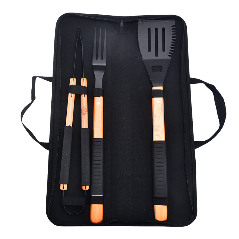 3pcs/set Outdoor Barbecue Tools Camping Multifunctional Barbecue Clip Shovel Combination