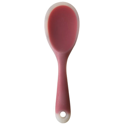 1pc High Temperature Resistant and Anti Stick Silicone Rice Spoon