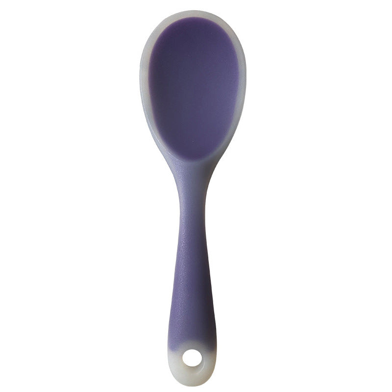 1pc High Temperature Resistant and Anti Stick Silicone Rice Spoon